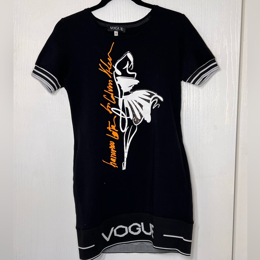 Pull over knit dress